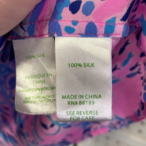 Lilli Pulitzer silk - Picture 8 of 9